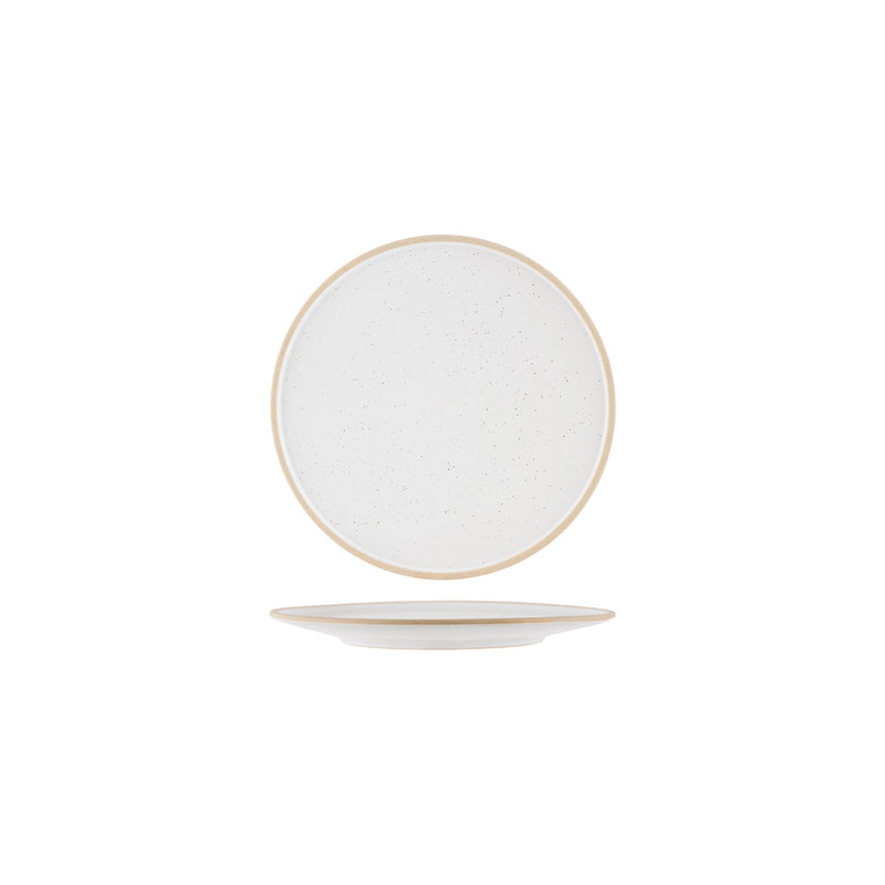Tablekraft Soho White Pebble Round Plate 210mm