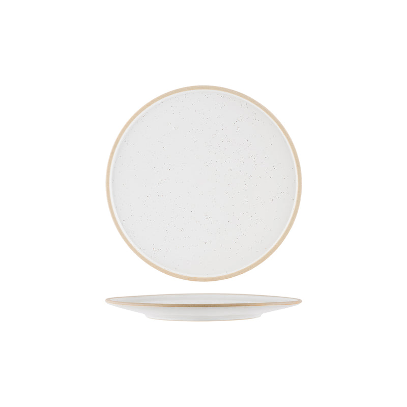 Tablekraft Soho White Pebble Round Plate 257mm