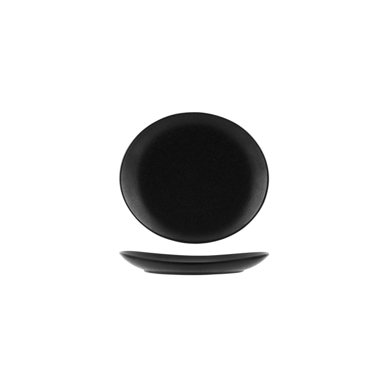 Tablekraft Oval Black Plate 210x186mm