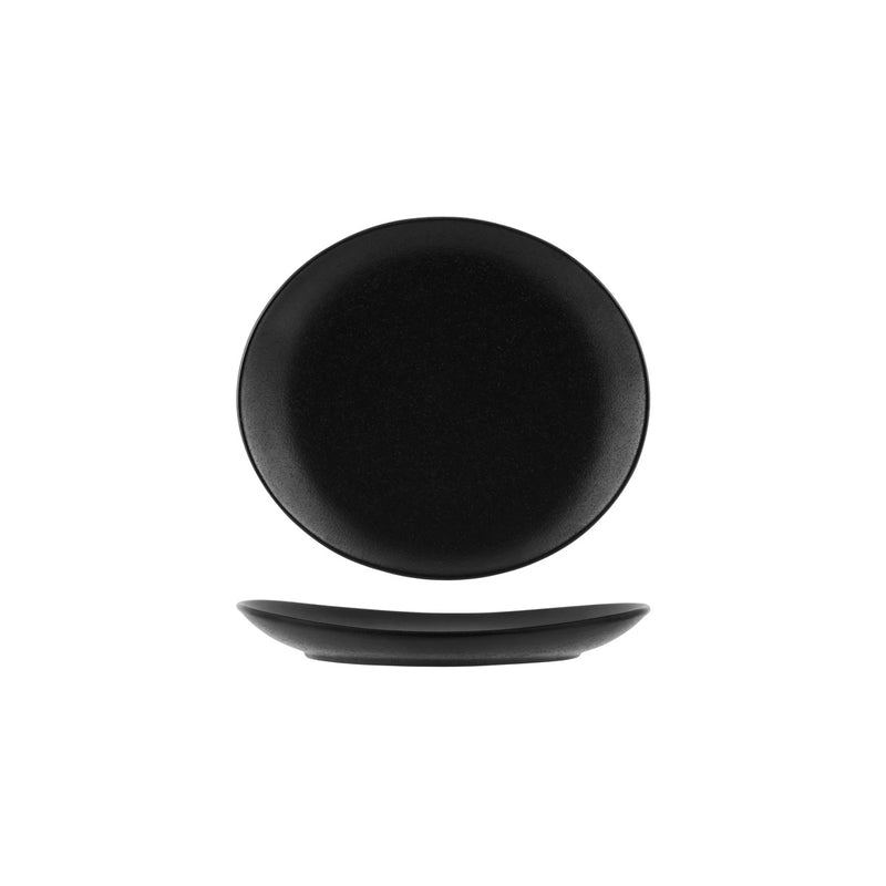 Tablekraft Oval Black Plate 260x230mm