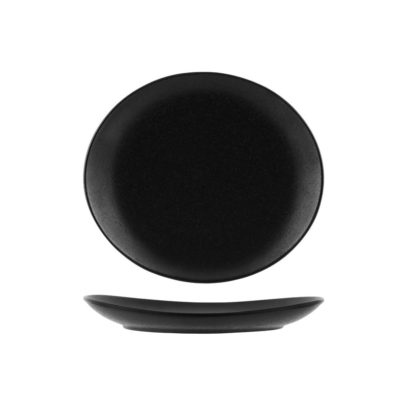 Tablekraft Oval Black Plate 300x265mm