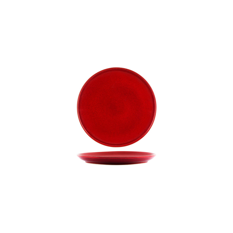 Artistica Reactive Red Round Plate 190mm