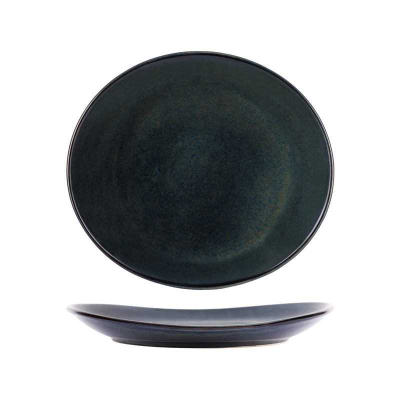 Artistica Midnight Blue Oval Plate 295x250mm