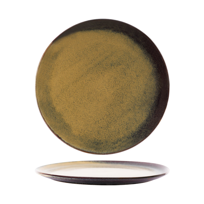 Artistica Reactive Brown Pizza Plate 330mm