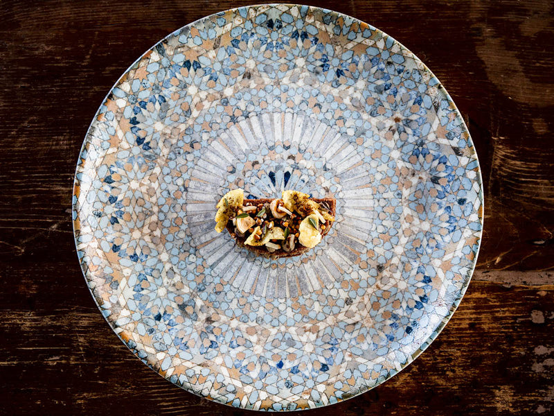 Bonna Luca Mosaic Round Coupe Plate 320mm