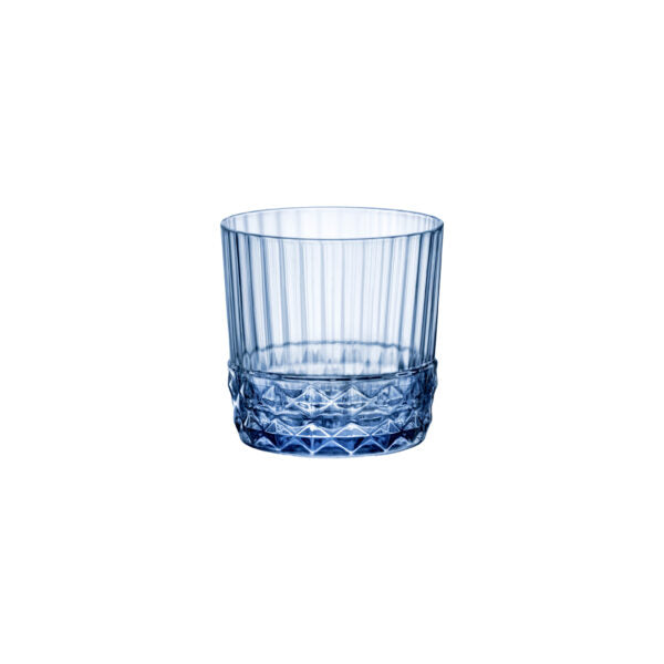 America 20's Rocks Glass Sapphire Blue 300ml