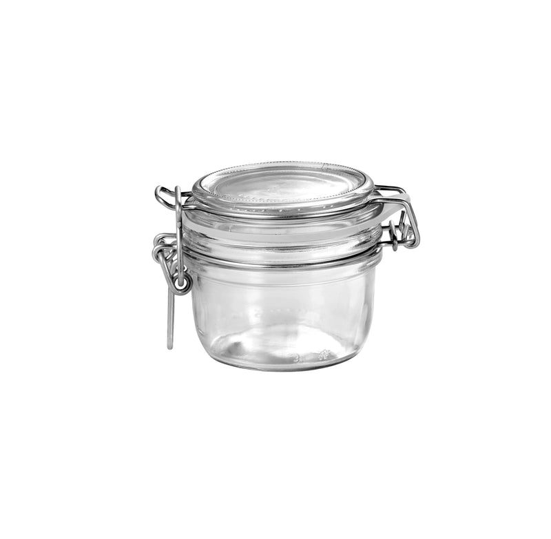 Fido Jar with Clear Lid 0.125lt