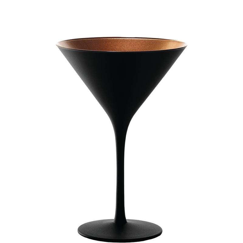 Stolzle Olympic Matt Black & Bronze Cocktail Glass 240ml