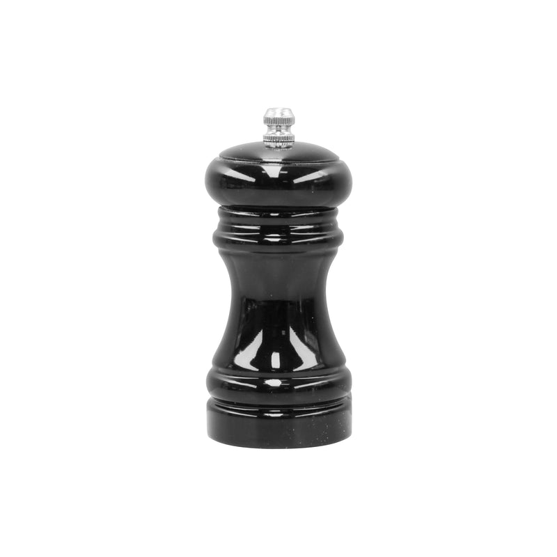 Salt & Pepper Mill "Cafe" - Black Wood 115mm