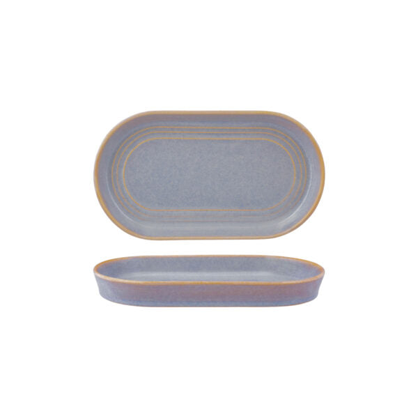 Urban Loft Azure Blue Oval Platter 240x137x27mm