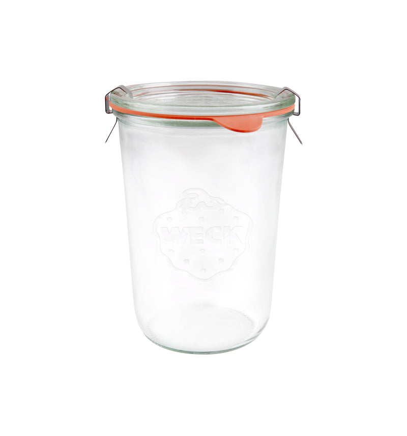 Complete Weck Glass Jar with Lids & Seals 850ml 100x147mm (743)