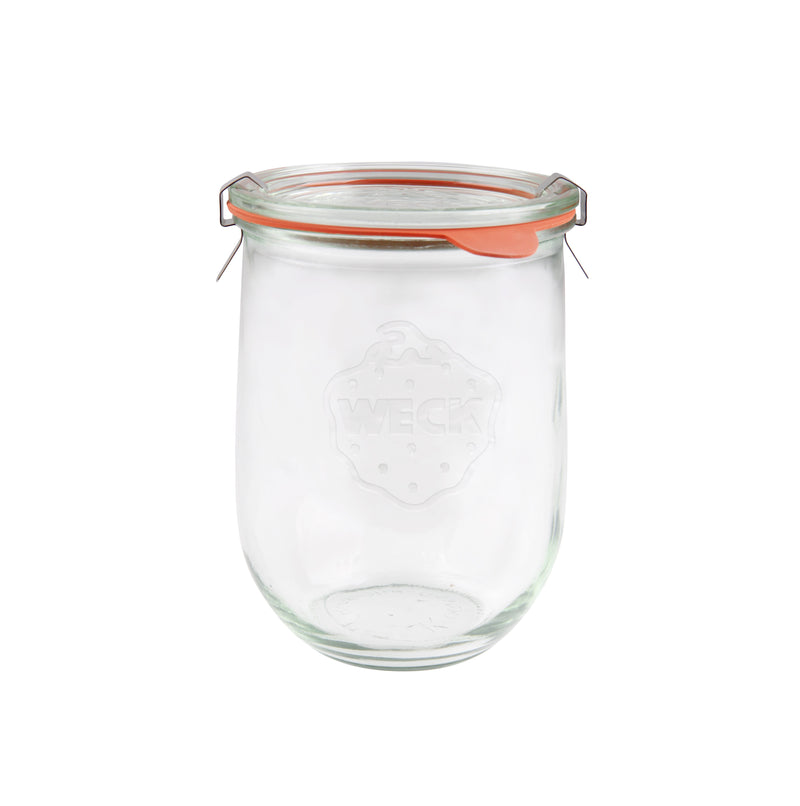 Complete Weck Glass Jar with Lid 1062ml 100x147mm (745)