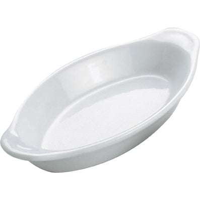 Vitroceram White Oval Gratin Dish - 220x105mm/225ml
