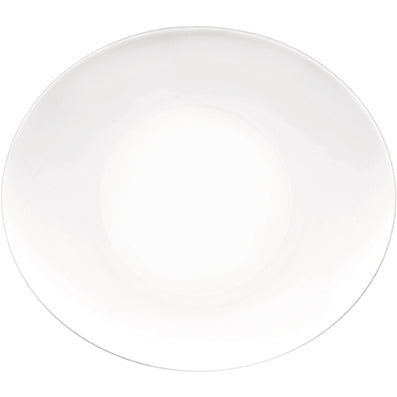 Prometeo White Coupe Oval Platter 270x240mm