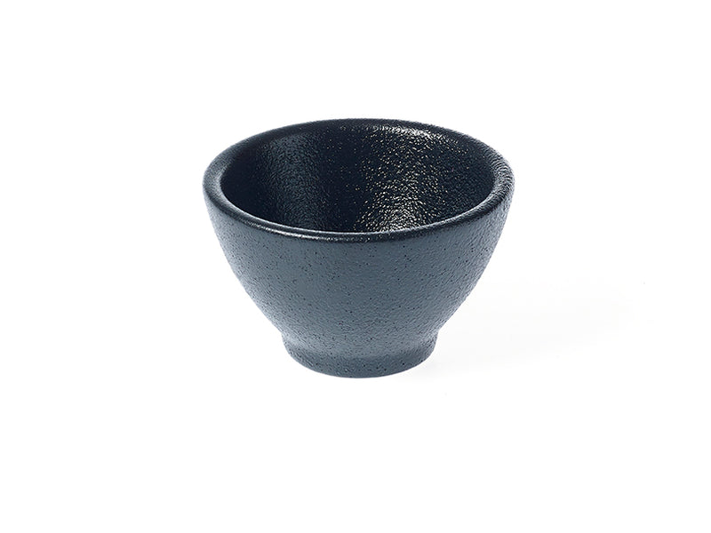 Tablekraft Black Round Footed Sauce Dish 76x47mm