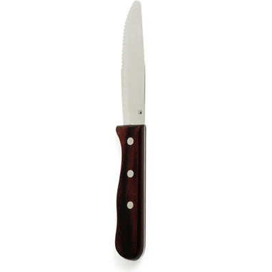 Jumbo Steak Knife Pakkawood Round Tip