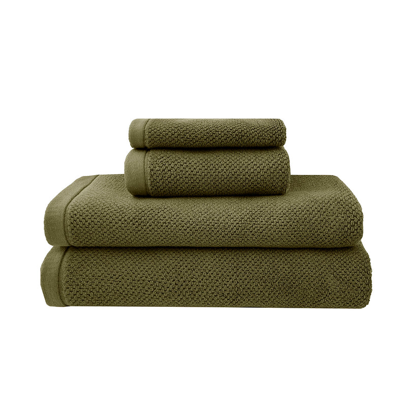 Angove Face Washer - 6 Pack - Olive