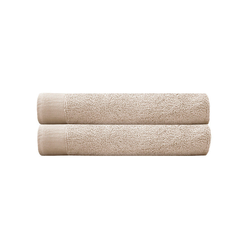 Elvire Bath Towel - 2 Pack - Buff
