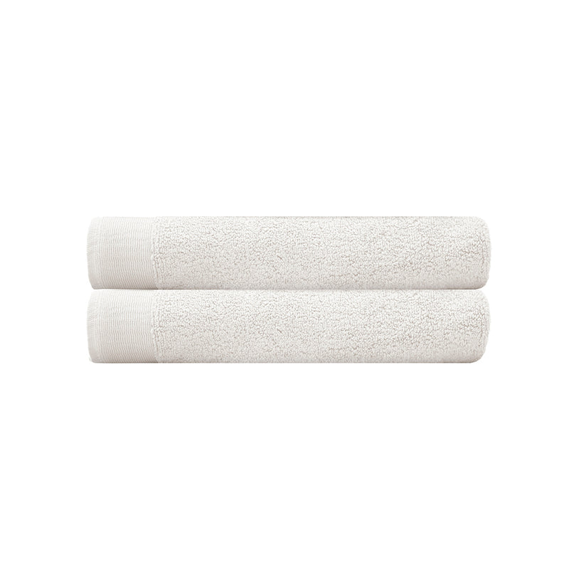 Elvire Bath Towel - 2 Pack - Ivory