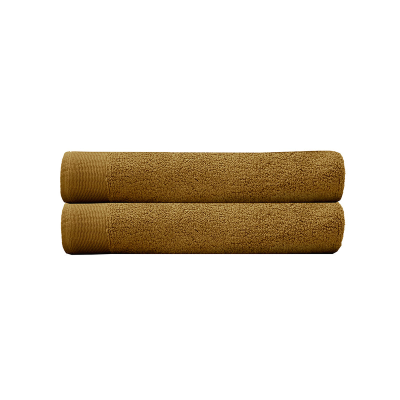 Elvire Bath Towel - 2 Pack - Tobacco