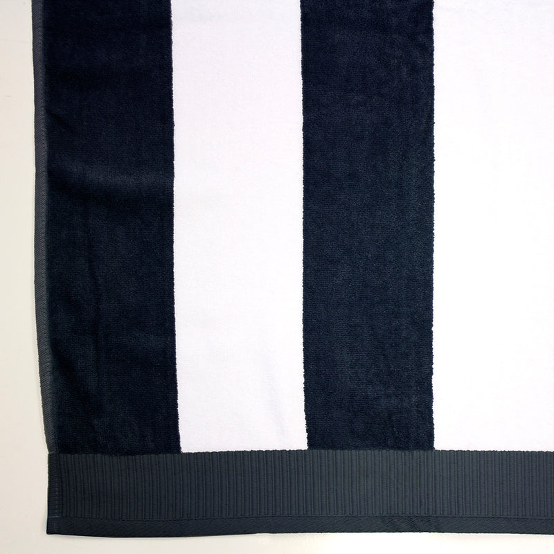 Classic Navy Stripe Beach Towel