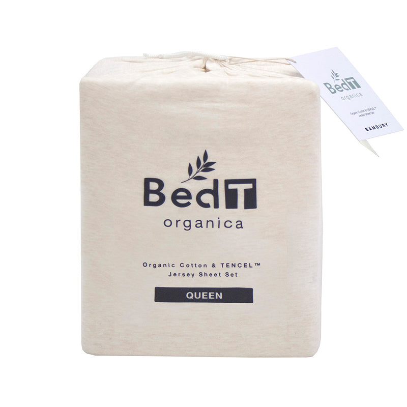BedT Organica Sheet Set Stone