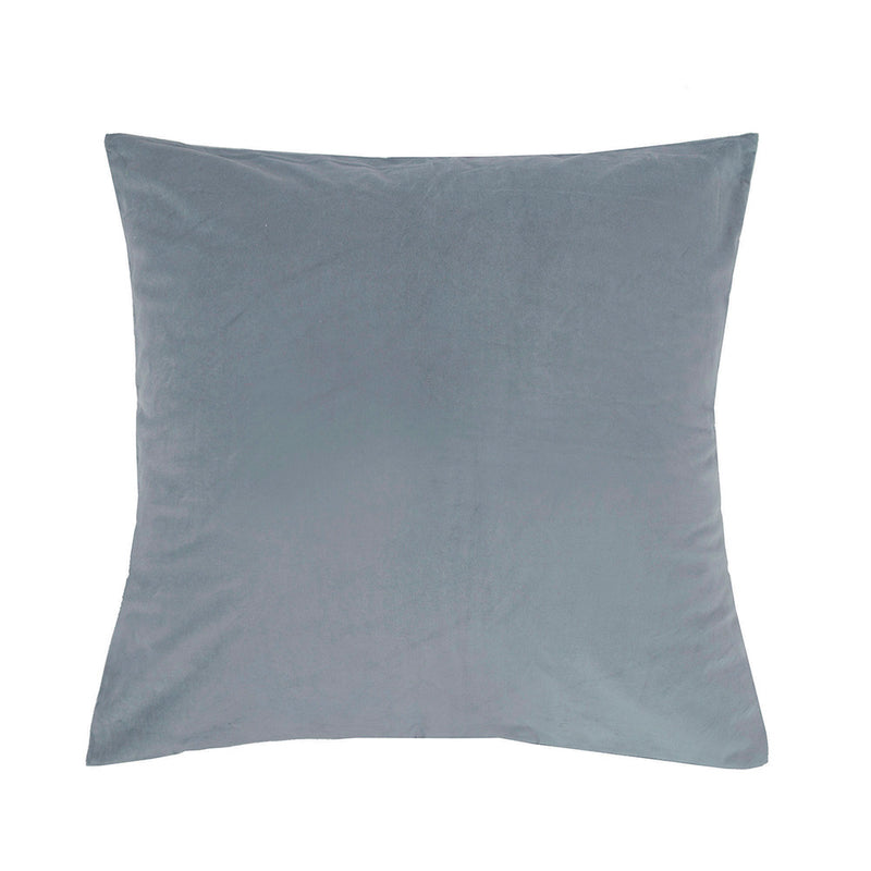 Velvet Euro Pillowcase - Steel Blue