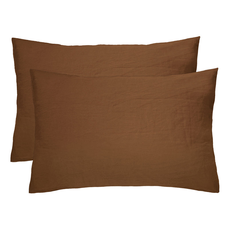 Linen Pillowcase - 2 Pack - Hazel