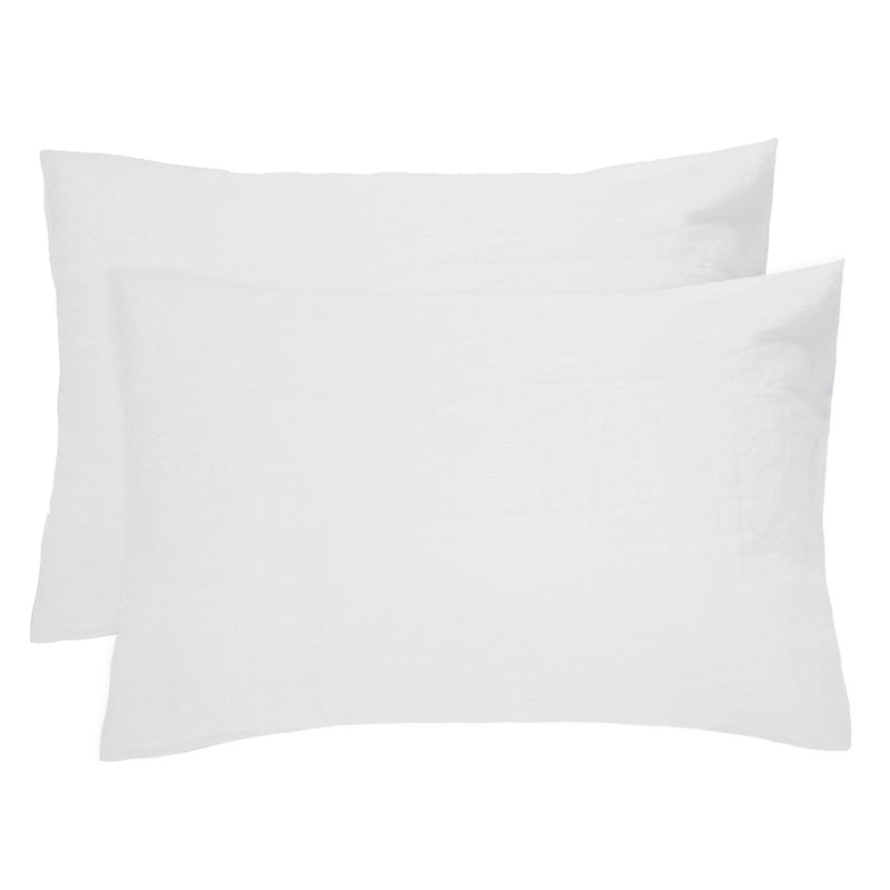 Linen Pillowcase - 2 Pack - Ivory