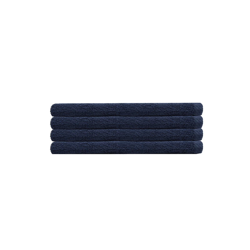 Chateau Hand Towel - 4 Pack - Navy