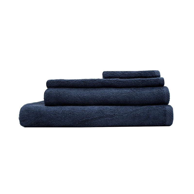 Chateau Hand Towel - 4 Pack - Navy