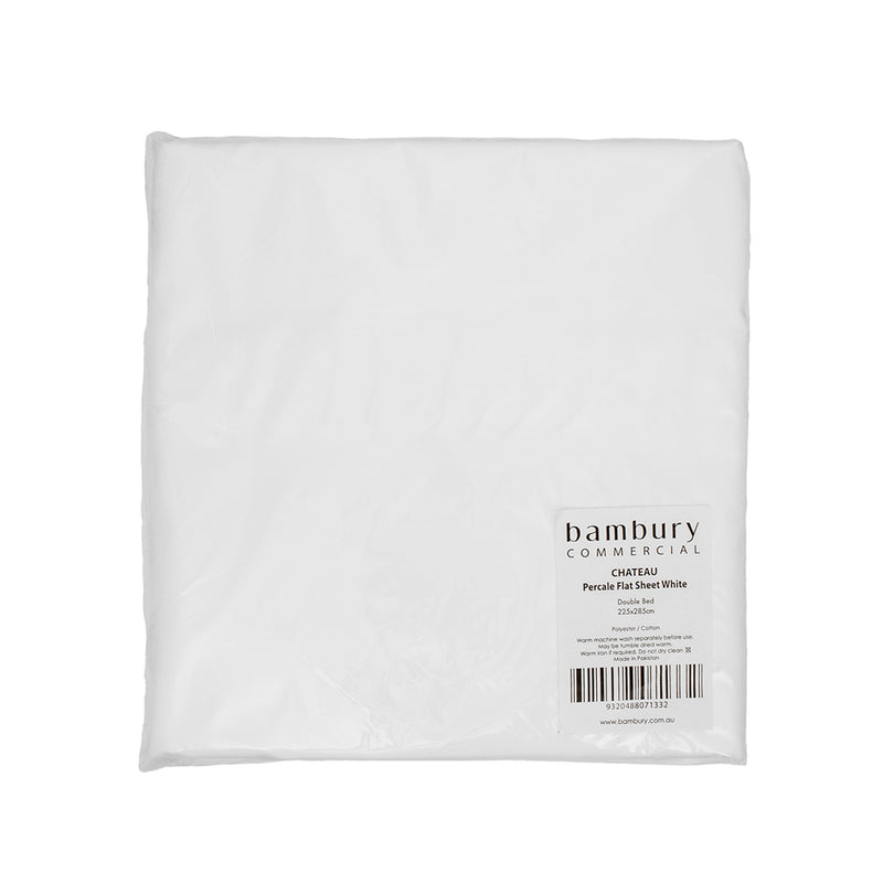 Chateau Fitted Sheet - White