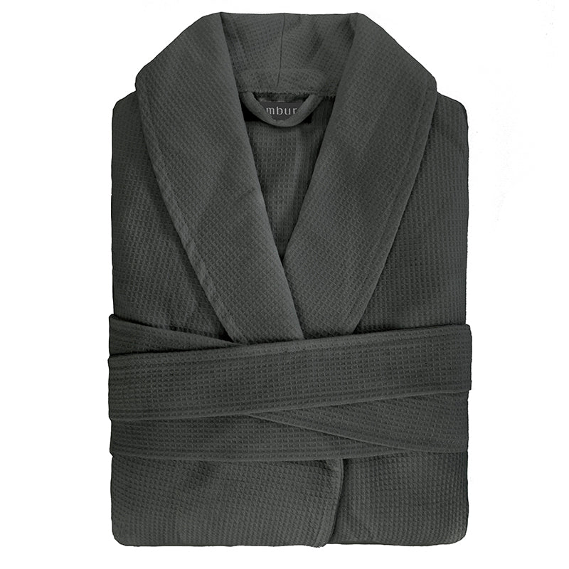 Commercial Waffle Robe - Charcoal