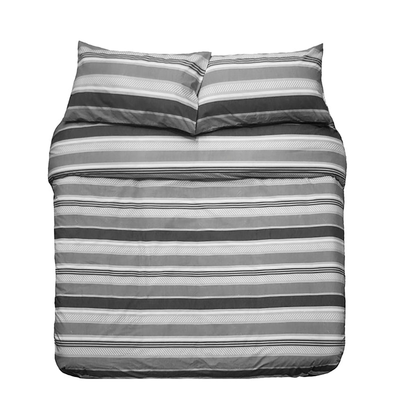 Indiana Grey Quilt Cover Set