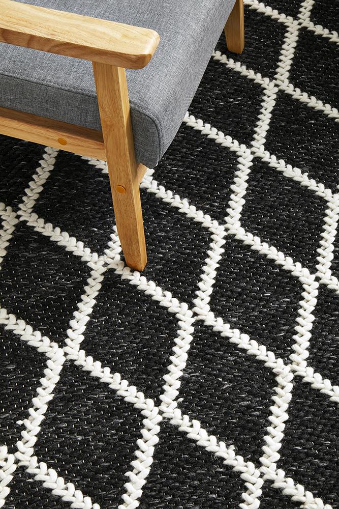 Huxley Black Rug