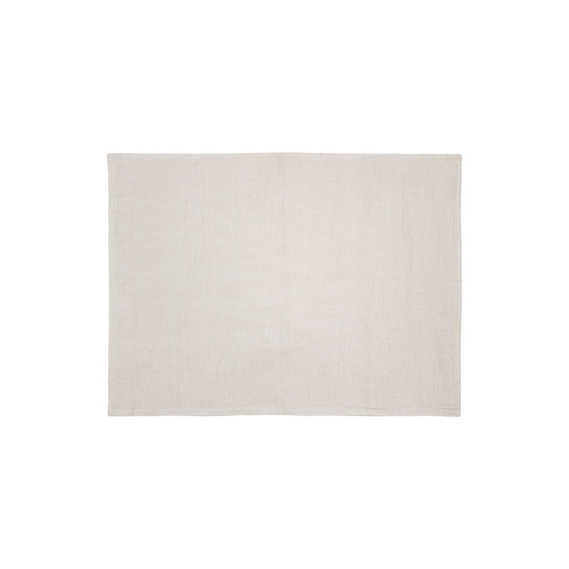 French Flax Linen Placemat - Pebble