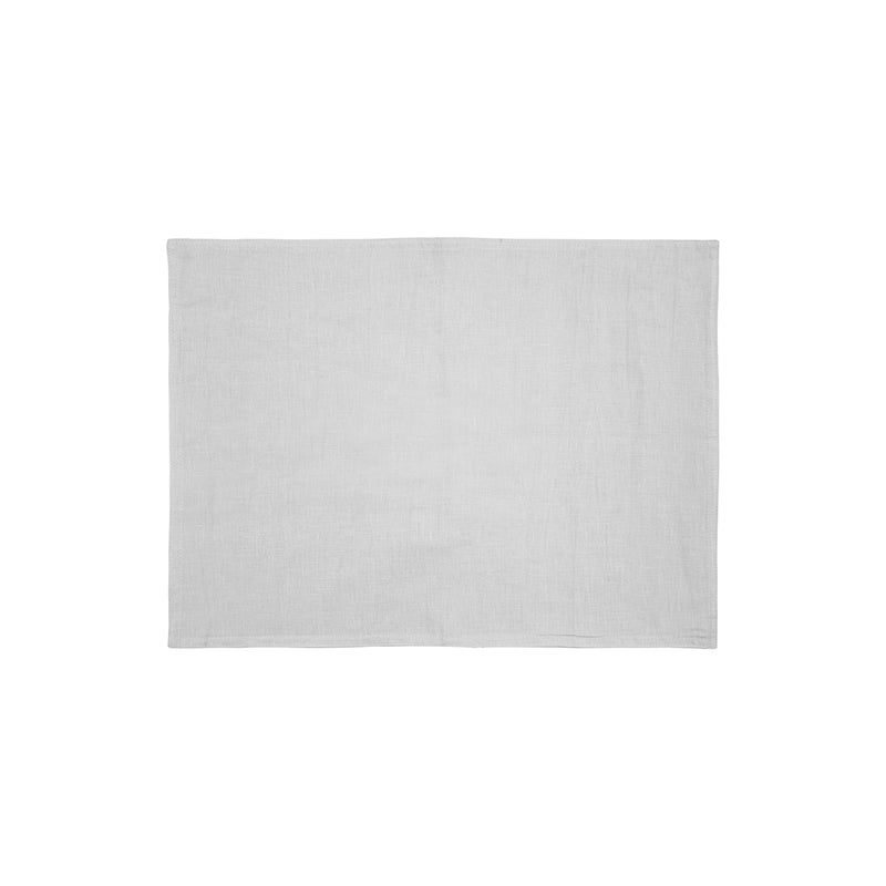 French Flax Linen Placemat - Silver