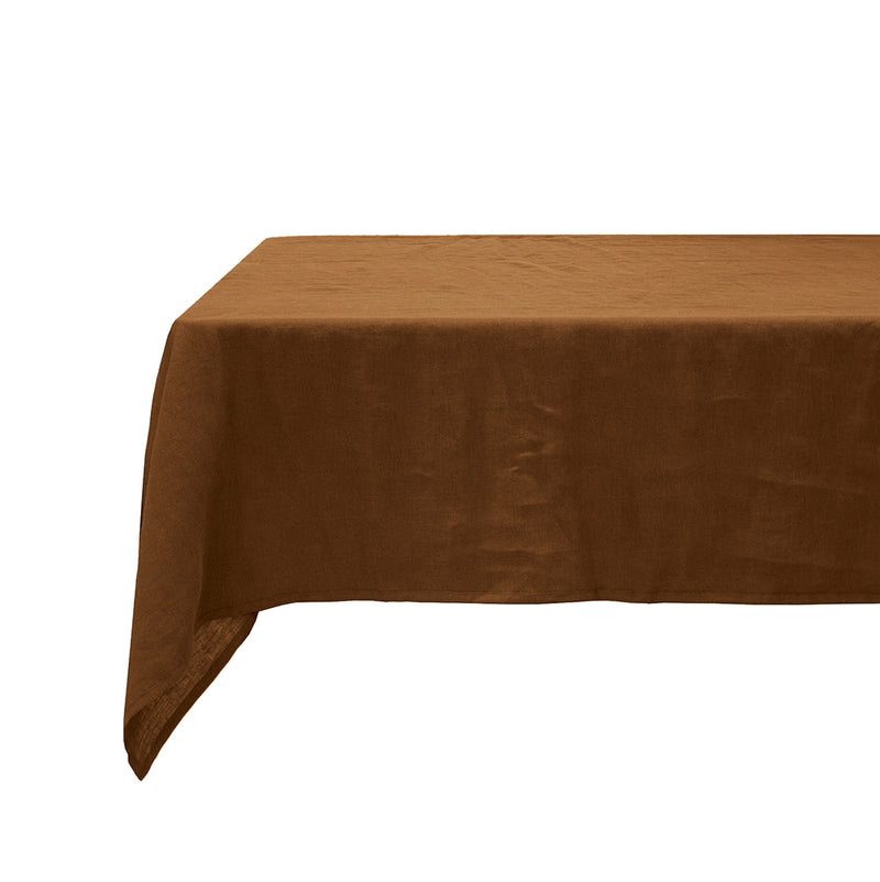 French Flax Linen Tablecloth - Hazel