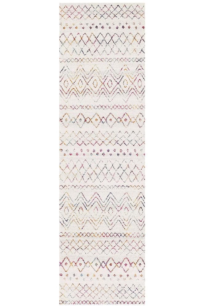 Nadia Multi Rustic Tribal Runner