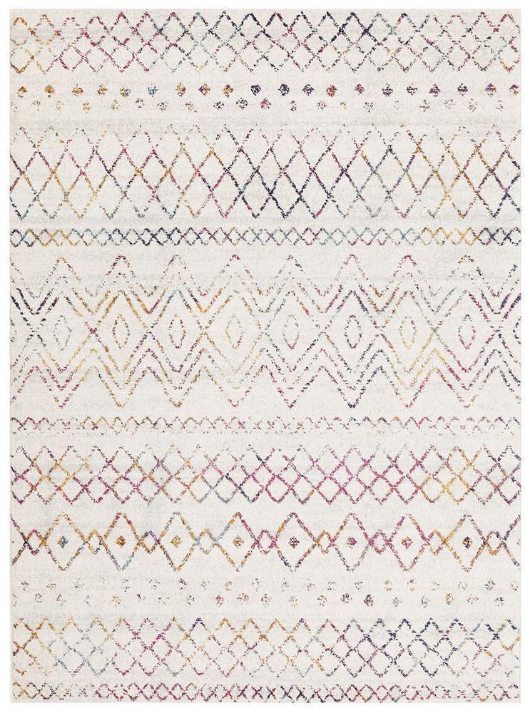 Nadia Multi Rustic Tribal Rug