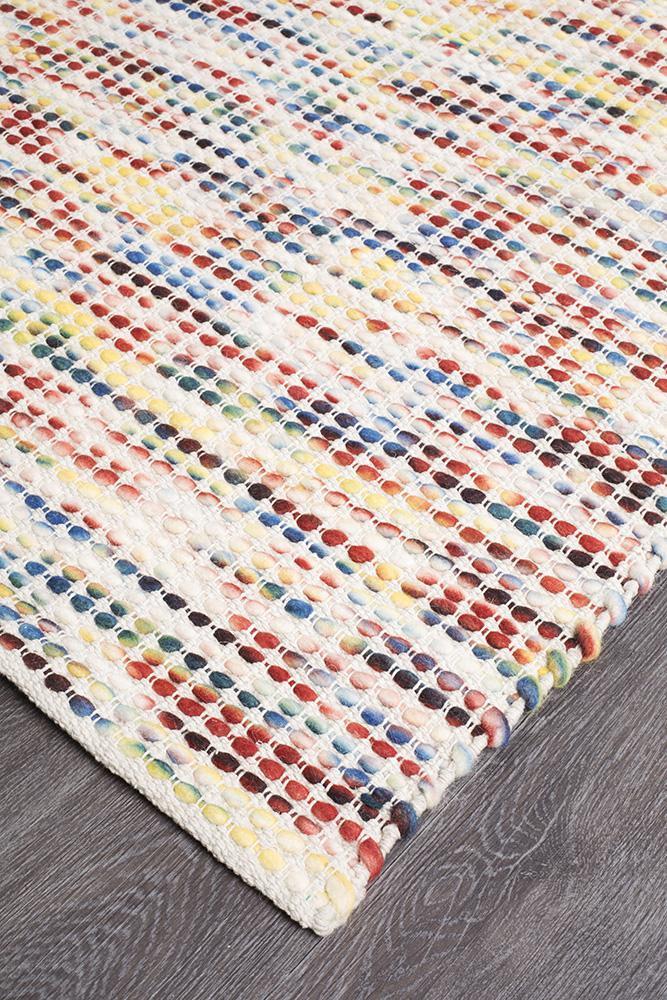 Carlos Felted Wool Multi Rug