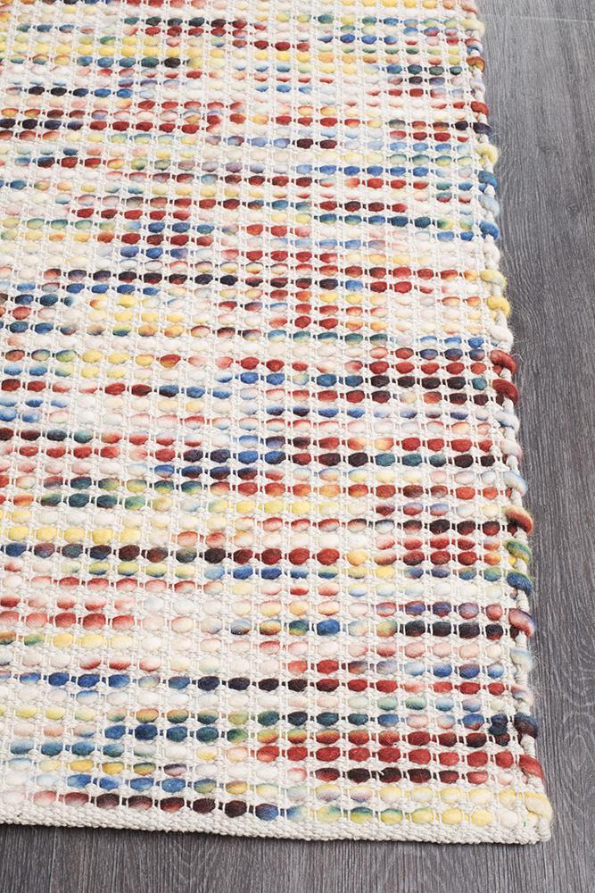 Carlos Felted Wool Multi Rug