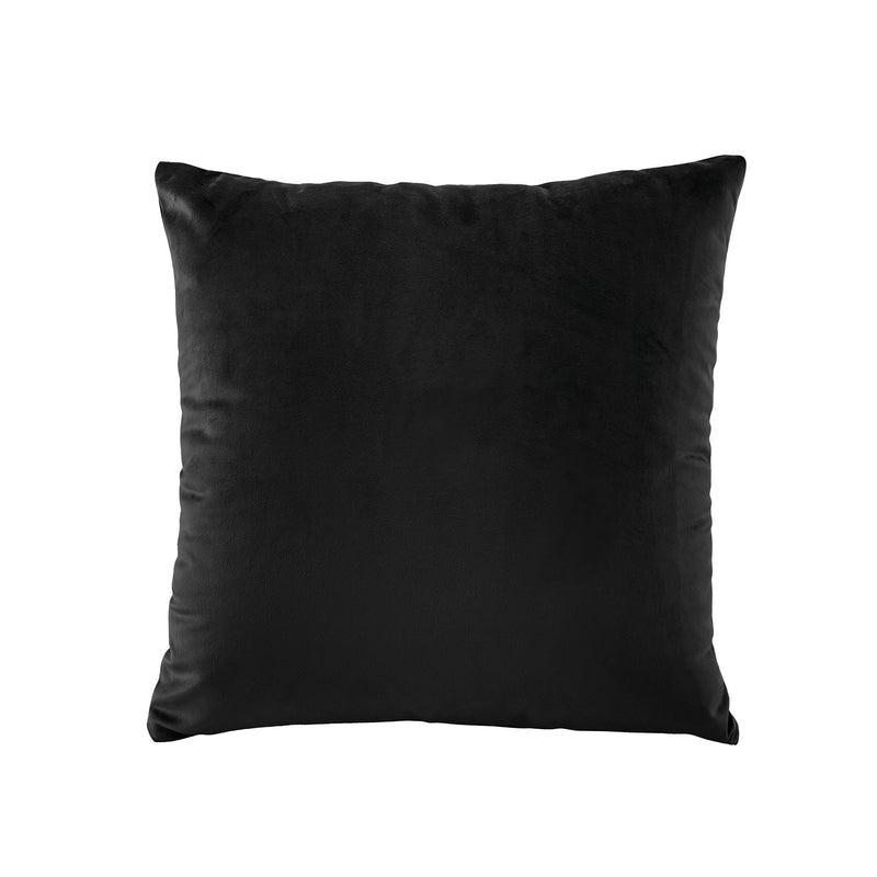 Vivid Coordinates Cushion Velvet (Black)