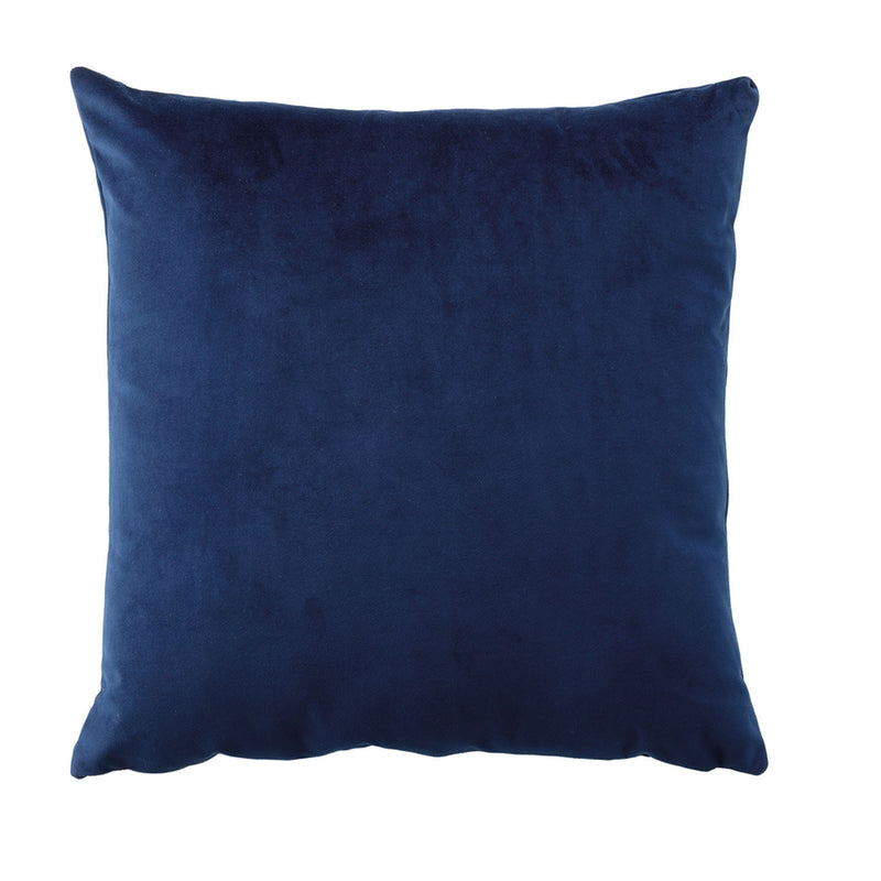 Vivid Coordinates Cushion Velvet (Indigo)