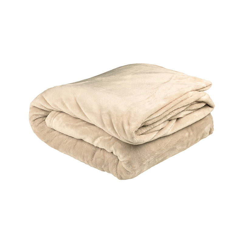Ultraplush Super Soft Flannel Fleece Blanket - Linen