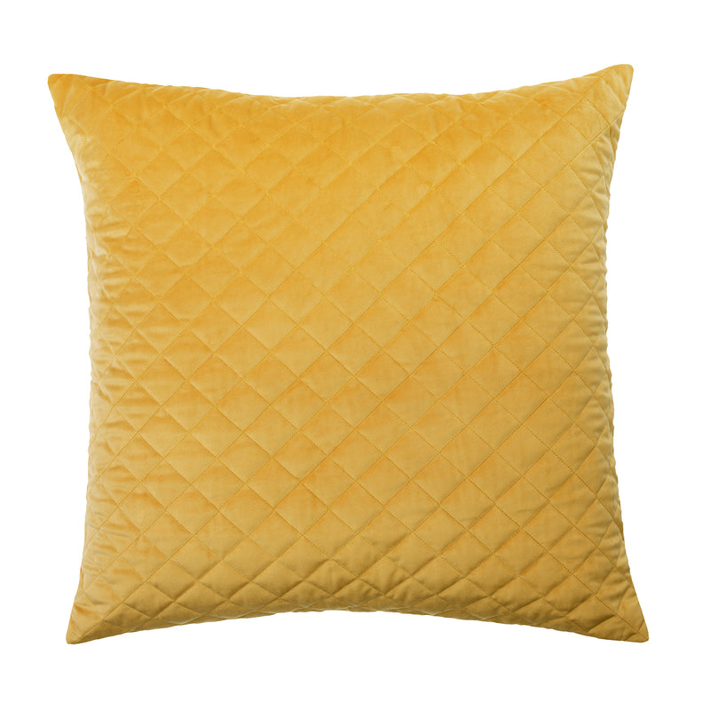 Vivid Coordinates Quilted European Pillowcase (Gold)