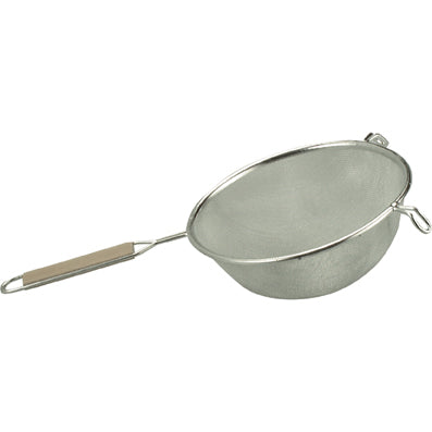 Medium Tin Mesh Strainer with Wood Handle 200mm