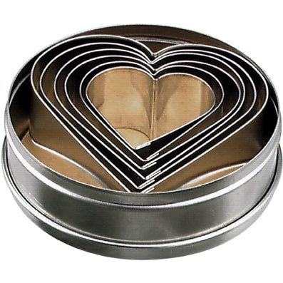 Chef Inox 6 Piece Heart Cutter Set 50-90mm