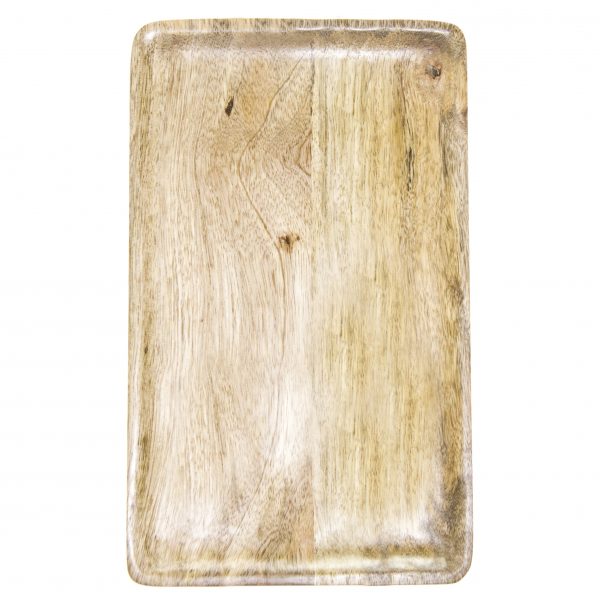 Rectangular Mangowood Natural Serving Board 400x200x15mm