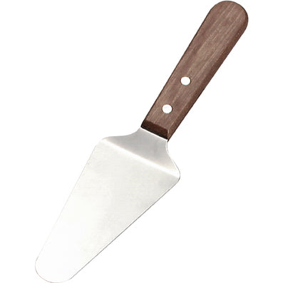 Cake Server with Wood Handle - Stainless Steel